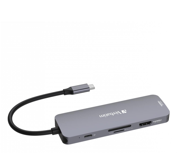 VERBATIM USB-C - 2x USB 3.0, USB-C PD, 2xHDMI, SD, microSD 32151 - 1236397 - zdjęcie 2